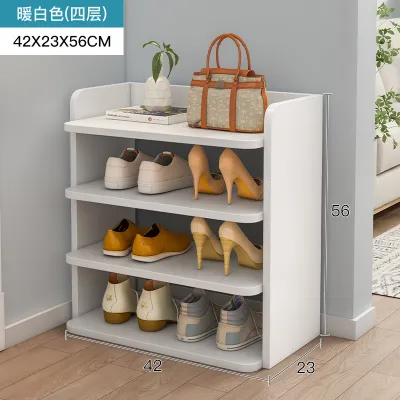 Simple Shoe Rack Multi-Layer Home Doorway Narrow Gap Small Shoe Cabinet Space-Saving Dormitory Corner Storage Organizer Shoe Rack