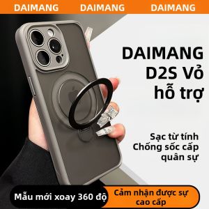 Ốp lưng điện thoại Apple 15ProMax 14Pro 13 silicon chân đế có magsafe chống trượt