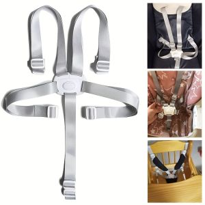 Adjustable 3/5 Point Baby Seat belt For Baby stroller pram Highchair Dinning Chair Kid Infant Harness Fixed Belt Security Strap