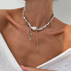 Ingemark | Ingemark Vintage Trái Tim Tình Yêu Tua Rua Mặt Dây Chuyền Vòng Cổ Choker Nữ Sáng Tạo Xương Đòn Dây Chuyền Tiệc Cưới Cô Dâu Món Quà Trang Sức