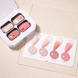 1pc 4color Solid Pat Glue Nail Polish Gel Flash Crushing Diamond Glue Durable Nail Art Creation Decoration Tool DIY Home Salon
