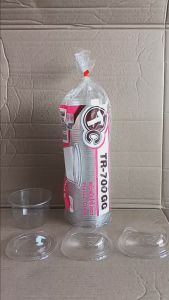 แก้วแข็งใสไม่แตก TR-700GG (700 ml.) แก้วPET ปาก 116 mm. ยี่ห้อTC แพคละ 50 ใบ