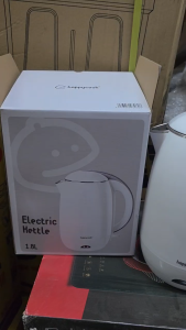 [Hàng Chính Hãng] Ấm Siêu Tốc HappyCook 1.8 Lít HEK-180PW - Bảo Hành Chính Hãng 12 Tháng - Công suất lên đến 1500W đun sôi nước siêu nhanh