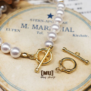 Phụ Kiện Thủ Công DIY Chốt Trang Sức Móc Cài Chữ O Mặt Bóng Tạo Hình Tết Dây Đồng Bạch Kim Mạ Vàng Mạ Vàng 18K Nhập Khẩu