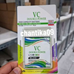 Double Power Lenovo A6000 BL242/ Batre Batu Baterai Battery Dobel Power Lenovo A6000 A6600 BL242