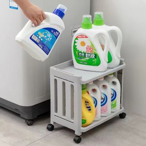 【SG Stock】Trolley Rack Mobile Kitchen Organizer / Shelf / Storage / Utility Cart with Roller Organizer / Shelf Organizer