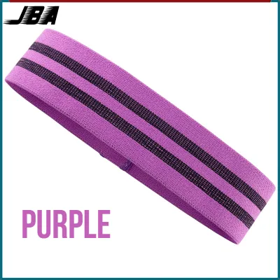 JBA Hip Stretch Band 60/90/120 lbs Cotton Anti-slip Breathable Sweat-wicking Resistance Band For Women Butt Lift Thin Legs Yoga Elastic Band For Workout