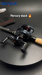 ] SEASIR MERCURY Hitam Reel BC Reel Pancing Baitcasting Drag Clicker 5+1 BB Ball Bearings 7.2:1 Gear Ratio 8kg Max Drag 10-level Magnetic Brake System with 8pcs N52 magnet Bait Casting Reel BC Fishing Reel#RYOBISEASIR