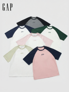 Gap | Spring Print Logo Raglan Short Sleeve T-Shirt