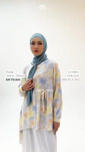 Mot. Fashionid - Tunik Anina Arfana White Sand