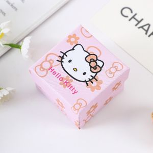 1/2pcs HelloKitty Jewelry Gift Box Set Elegant Necklace Ring Packaging with Magnetic Closure Removable Tray Decorative