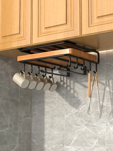 Kitchen multi-functional Storage Rack Cutting Board Hanging Rack Kitchenware Utensils Hanger