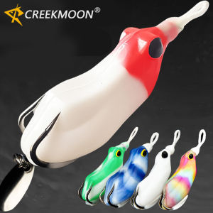 Top Water Soft Frog Bait 6.5cm-14.8g Floating Souple Fishing Lure Silicone Wobbler Spinner Topwater Swimbait Bass Fishing Tackle