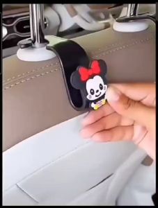 VIRALSHOP88 GANTUNGAN HOOK MOBIL holder hp mobil car hook hanger mobil karakter lucu gantungan kait belakang jok mobil karakter H003