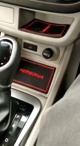 Proton Persona VVT Slot Mat Car Rubber Mat Car Slot Mat Anti Slip Inner Mat Cup Holder Mat Pad Drink Holder Pad Mat Car Door Panel Mat Car Storage Mat Car Dashboard Anti Slip Mat Door Slot Pad Persona New Rubber Mat