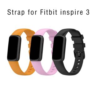 Compatible with Fitbit Inspire 3 Bands for Women Men Sport Wristband Replacement Soft Silicone Straps for Fitbit Inspire 3