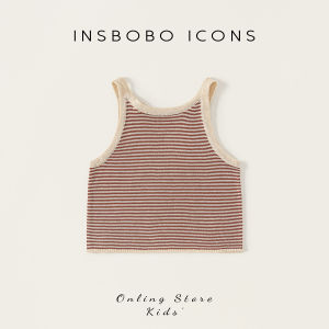 insbobo | Áo Dạ Mới Hè Cho Bé Gái Áo Knit Cho Bé Trai Sọc Mỏng