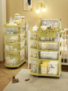 YEYA | Mobile Feeding Station Bottle Storage Organizer Trolley