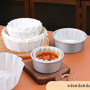 ถ้วยอบคัพเค้กแบบพับได้4 6นิ้ว50ชิ้นสำหรับงานแต่งงานแม่พิมพ์เค้กมัฟฟินถ้วยกระดาษห่อเค้กกันน้ำมัน