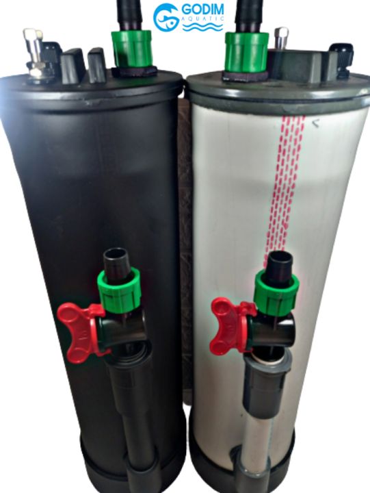 canister filter diy panjang 40cm power head amara 1200 1600 1800