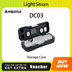 Ambitful DC03 Storage Case Compartmentalized Shockproof Impact Resistant Carry Bag for DJI Osmo Pocket 3 / Pocket 4