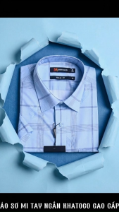 Áo sơ mi khatoco tay ngắn (M-2XL)