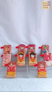 Dompet Angpao Imlek 3D Panjang Tinggi Sincia Tahun Baru Imlek Chinese New Year Hongpao