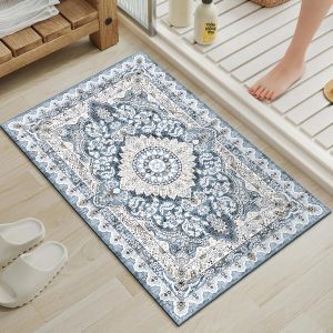 Tấm Thảm Nhà Bếp VIKAMA 1 PC Làm Từ Đất Tảo Diatomite Chất Liệu Cao Su Mềm Phong Cách Tối Giản Dạng Dải Dài Dùng Cho Phòng Tắm Lối Vào Phòng Giặt - Sử Dụng Trong Nhà