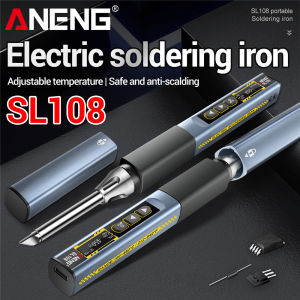 SL108 96W Electric Soldering Iron Station 100°C~450°C Kit Temperature Adjustable Rework Station Heat Pen Tips for Repair Tools