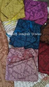 Cherrykebaya Kamen / Rok Selendang Jaguar Songket Bordir Bali Untuk Berkebaya Murah