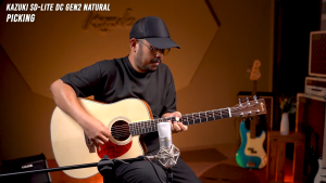 Kazuki SD LITE 41C Acoustic Guitar GEN2 กีต้าร์โปร่ง คาซูกิ ขนาด 41 นิ้ว คอเว้า