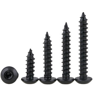 BAIRUITE | Black Stainless Steel Hex Socket Self-Tapping Screws M2-M6