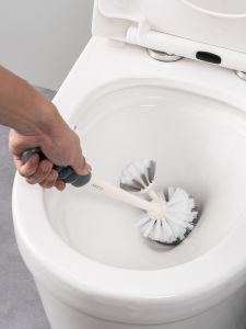 Creative For Home Toilet Brush Set Bathroom Cleaning Brush Wash Toilet Brush Long Handle Soft Bristles without Dead End Cleaning Brush