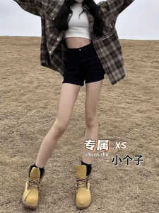 High Waist Black Denim Shorts Womens Summer New Style Tight Fit Dance Hot Pants Miniature Spicy Pure Desire Wind Dancing Shorts