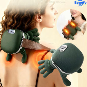 Neck Massager with Heat Shiatsu Wireless Electric Kneading Neck Shoulder Massager for Pain Relief Deep Tissue Massage Relax