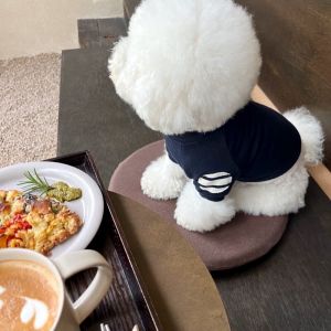 Pet Puppy Clothes Summer Thin Teddy Bichon Cat Pomeranian Schnauzer Yorkshire Small Size Dogs T-shirt