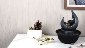 Tabletop Fountain Ornaments humidifier Home Gardening Decoration Rockery Water Fountain Crafts Gifts Desktop Decoration Creative Decorations Christmas gifts