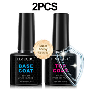 LIMEGIRL Gel Nail Polish Kit with UV Nail Lamp Electric Nail Drill UV Soaking Gel Base and Top Coat Gel Polish Nail Tool Kit