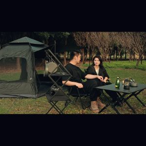 KEEPHIKE เต็นท์หกเหลี่ยมแบบพกพา กางง่ายอัตโนมัติ กันแดด เหมาะสำหรับปิคนิคและแคมป์ปิ้ง