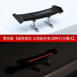 Car Tail Wing Solar LED Strobe Warning Light Anti-Collision Flashing Attention Aircraft Atmosphere Rear Warning Light