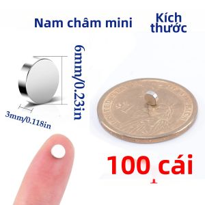 Nam Châm Mini 10x3/6x3mm Thiết Thực Ổn Định Để Trang Trí Phụ Kiện Phòng Tắm Sửa Chữa Ô Tô Kho Văn Phòng Tại Nhà Chất Lượng Cao Nam Châm Gắn Tủ Lạnh