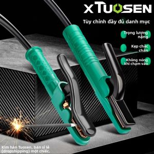 TUOSEN kẹp hàn điện một mảnh đồng nguyên chất không nóng tay hàn kẹp công nghiệp chịu nhiệt độ cao 800a kẹp hàn điện mới