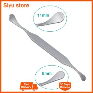 Rhinoplasty Double-head Piece Shovel Round Head Piece Spatula Stainless Steel Nasal Instrument