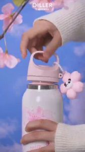 [NEW Arrival ส่งจากไทย] Diller Thermo Flask 500ml กระติกเก็บความร้อน-เย็น ฝาหมุนยกดื่ม สแตนเลส2ชั้น (MLH9313 / MLH9305)