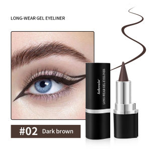 Matte Tapered Quick-drying Eyeliner Stick Waterproof Long Lasting Sweat Proof Black Solid Rich Eyeshadow Eyeliner Pen Makeup