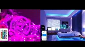 Strip Lights 5050/2835 RGB 16Colours Led Remote Strip Light for Bedroom Living Room DIY Decoration Led Lights For Room TV BackLight
