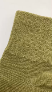 ถุงเท้าลูกเสือสามัญ ผ้าไหมพรม ผ้าไนลอน สีกากี BELLE SOCKS ใส่สบาย(TT4)