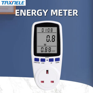 UK Plug Socket Digital Voltage Wattmeter Power Consumption Watt Energy Meter KWh AC 230V 120V Electricity Monitor