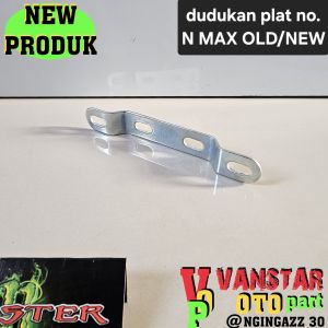 dudukan plat nomor depan NMAX N MAX LEXI set baut