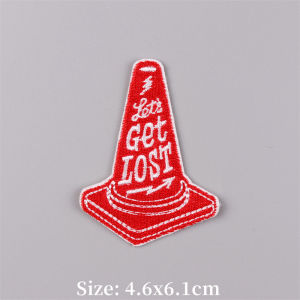 Cute Embroidered Patches for Clothing Thermoadhesive Coffee Cup Patch Iron on Patch with Letter Fusible Memory Tap Appliques